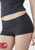Majtki damskie - SZORTY KEY DAMSKIE LXC-729 HOT TOUCH (kolor czarny, rozmiar S) - miniaturka - grafika 1
