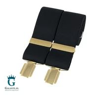 Dodatki do ubrań - Szelki do spodni Czarne BR-009 - miniaturka - grafika 1