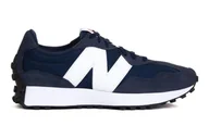 Sneakersy damskie - New Balance, sneakersy, 327 MS327CNW, czarny, r. 44 - miniaturka - grafika 1