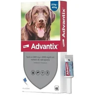 Suplementy i witaminy dla psów - Advantix Spot-On dla psów - XL: 25-40 kg (8 pipety x 4,0 ml) - miniaturka - grafika 1
