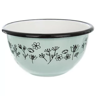 Orion Miska miseczka emaliowana LOUKA ZIELONA 12 cm 0,5L 124781 - Miski i półmiski - miniaturka - grafika 1