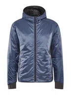 Kurtki męskie - Craft ADV EXPLORE LIGHTWEIGHT Jacket | Lekka kurtka męska L | Flow | pakowana kurtka outdoorowa męska | izolacja PrimaLoft | 2 kieszenie zapinane na zamek błyskawiczny | kaptur | wstawki ze stretchu | - miniaturka - grafika 1