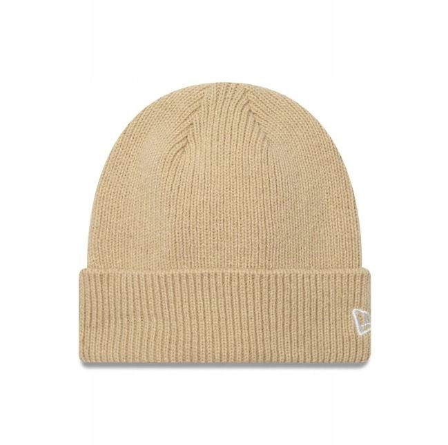 Czapka zimowa New Era Wool Stone beanie beżowy