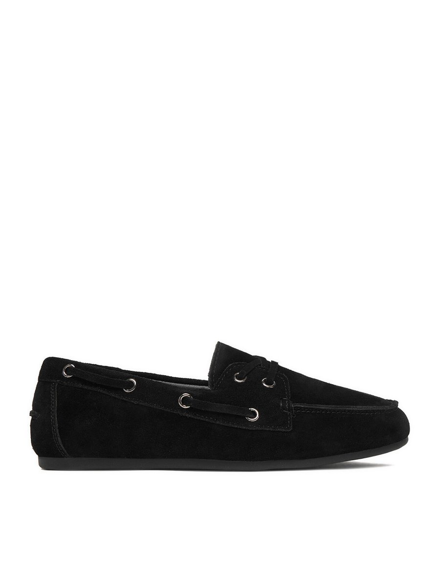 Badura Mokasyny Damskie Czarny Badura-C-ABBY-SW666 Czarny