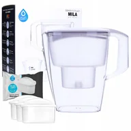 Dzbanki filtrujące - Dzbanek Dafi Mila 3L Led + 3 Wkład Unimax Do Wody - miniaturka - grafika 1