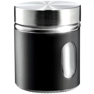 Szklany pojemnik kuchenny Loano 320 ml, czarny - Pojemniki kuchenne - miniaturka - grafika 1
