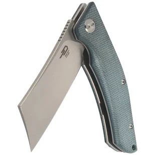 Nóż składany Bestech Cubis Blue Micarta, Stonewashed/Satin D2 (BG42C) - Noże - miniaturka - grafika 6
