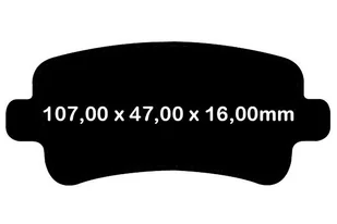 Tylne klocki GreenStuff + NAWIERCANE NACINANE tarcze hamulcowe 315mm EBC seria GD Buick LaCrosse 2010-2016 - Tarcze hamulcowe - miniaturka - grafika 10