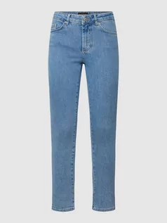 Spodnie damskie - Jeansy o kroju skinny fit z 5 kieszeniami model ‘DELLY’ - grafika 1
