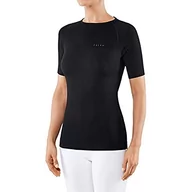Koszulki i topy damskie - Falke Warm Tight Fit W S/S SH damska koszulka z krótkim rękawem, czarna (Black 3000), duża 39113 - miniaturka - grafika 1