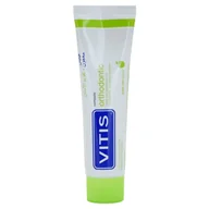 Higiena protez i aparatów ortodontycznych - Vitis Pharma Orthodontic pasta do zębów dla osób noszących aparaty ortodontyczne smak Apple Mint 100 ml - miniaturka - grafika 1