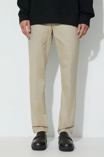 Dickies spodnie męskie kolor beżowy dopasowane - Spodnie męskie - miniaturka - grafika 1