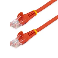 Kable miedziane - StarTech. com 45PATCH2RD Cat5e kabel Ethernet, 0,6 m, zabezpieczenie przed zagięciem, krótki kabel sieciowy, kabel Ethernet, kabel Cat5e, 0,6 m, czerwony - miniaturka - grafika 1