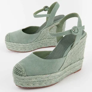 Montevita Klin Esparto Balenci10 Zielony - Espadryle damskie - miniaturka - grafika 1