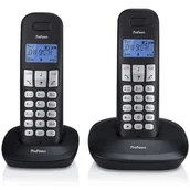 Telefony stacjonarne - Profoon PDX-1120 Telefon w systemie DECT Czarny - miniaturka - grafika 1