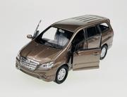 Samochody i pojazdy dla dzieci - Welly Toyota Innova Brązowy 1:34 Samochód Nowy Metalowy Model - miniaturka - grafika 1