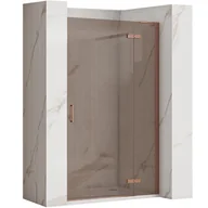 Ścianki i drzwi prysznicowe - Rea Drzwi prysznicowe Rea Hugo 100 Miedziane Szczotkowane - miniaturka - grafika 1