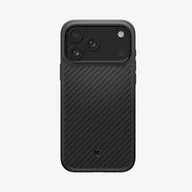Etui i futerały do telefonów - Spigen Enzo Aramid T (MagFit) pokrowiec na telefon komórkowy 16 cm (6.3") Czarny - miniaturka - grafika 1