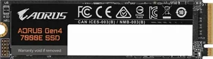GIGABYTE SSD 1TB AORUS Gen4 7000E, PCIe Gen4x4, M.2 2280 AG470E1TB - Dyski SSD - miniaturka - grafika 1