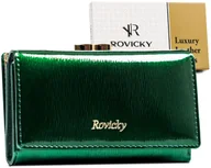 Portfele - Portfel damski skórzany RH-23-1-SH-8179 Green - miniaturka - grafika 1