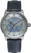 Zegarki męskie - Zegarek męski ZEPPELIN 8596-3 granatowy klasyczny - miniaturka - grafika 1
