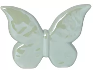 Wielkanoc - Motyl Ceramiczny zielony perłowy, perłowy, 14,5x3,5x10,5cm - miniaturka - grafika 1