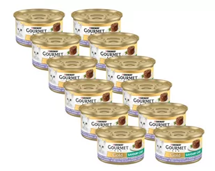 Purina Gourmet Gold Savoury Cake z jagnięciną i zieloną fasolką 12x85g - Mokra karma dla kotów - miniaturka - grafika 1