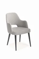 Krzesła - Mirek 4 krzesło tapicerowane tkanina do wyboru nogi grafitowe - miniaturka - grafika 1