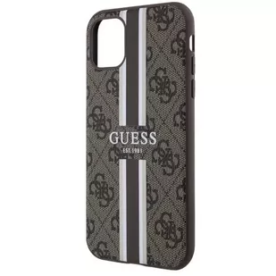 Etui Guess GUHMN61P4RPSW do iPhone 11 / Xr hardcase 4G Printed Stripes MagSafe - Etui i futerały do telefonów - miniaturka - grafika 3