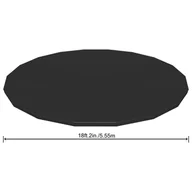 Akcesoria do basenów - Plandeka na basen Flowclear Fast Set, 555 cm Lumarko! - miniaturka - grafika 1