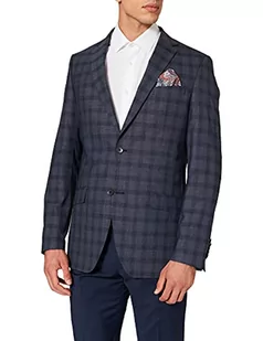 Bugatti Męska kurtka garniturowa, NIEBIESKI, 56 PL - Kurtki męskie - miniaturka - grafika 1