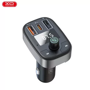 XO transmiter FM BCC06 Bluetooth MP3 ładowarka samochodowa 50W czarna - Transmitery FM - miniaturka - grafika 1