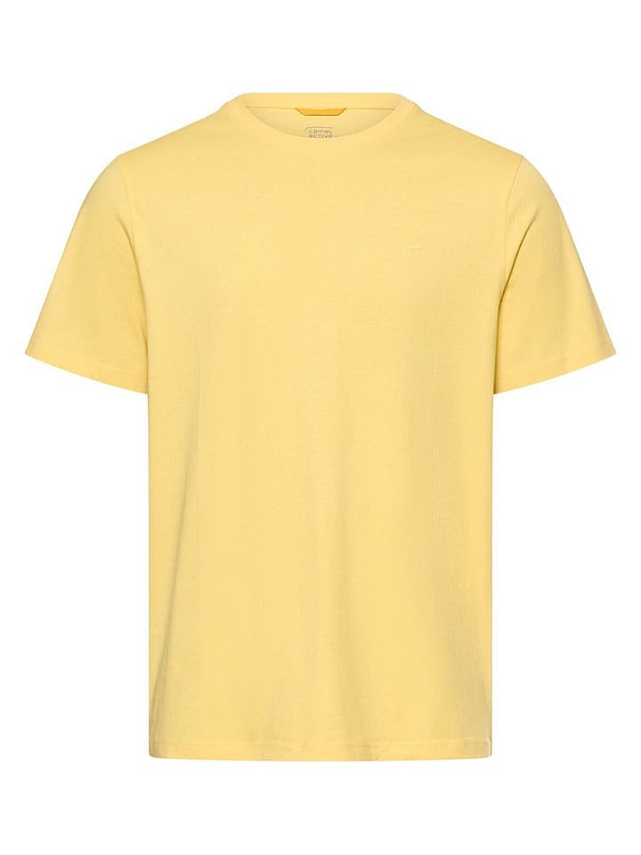 Camel Active Koszulka w kolorze żółtym