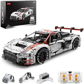 Zabawki zdalnie sterowane - Klocki Konstrukcyjne Auto RC Rastar 1:8 Audi R8 3322 Elementów Rastar - miniaturka - grafika 1