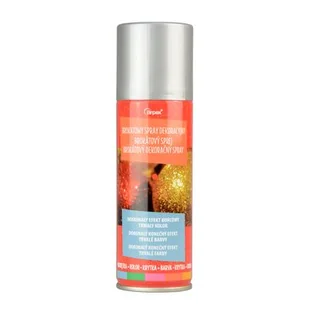 Spray dekoracyjny brokatowy srebrny - Przybory szkolne - miniaturka - grafika 1