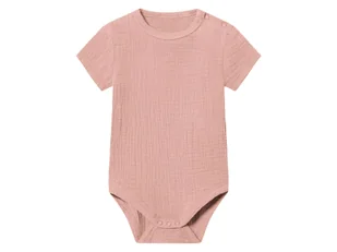 Lupilu Body niemowlęce z bawełny muślinowej Różowy 74/80 - Body dla niemowląt Lupilu Body niemowlęce z bawełny muślinowej Różowy 74/80 - Body dla niemowląt - miniaturka - grafika 1