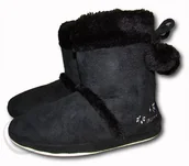 Buty dla dziewczynek - BEPPI 2119380 kapcie dziecięce ciepłe eskimoski roz.30- 18,5 cm - miniaturka - grafika 1