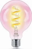 Żarówki LED - Philips Smart filament E27 G95 6 3 W (40 W) Rgbw - miniaturka - grafika 1
