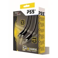 Gadżety dla graczy - STEELPLAY Kabel STEELPLAY Dual Play&Charge do PS5 JVAPS500003 JVAPS500003 - miniaturka - grafika 1