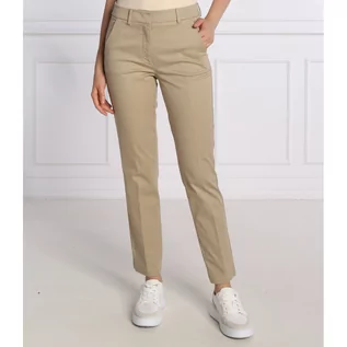 Spodnie męskie - Weekend MaxMara Spodnie cygaretki ZANNA | Slim Fit - grafika 1