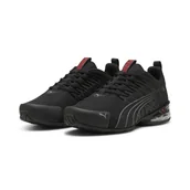 Buty trekkingowe męskie - Buty do biegania Voltaic Evo PUMA Black Stormy Slate For All Time Red Gray - miniaturka - grafika 1