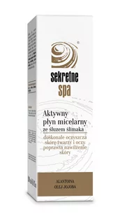 Sekretne Spa aktywny płyn micelarny ze śluzem ślimaka, 200 ml - Płyny micelarne - miniaturka - grafika 1