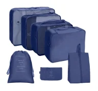 Kosmetyczki, organizery i kuferki - Zestaw podróżny 7 szt kosmetyczek saszetek organizerów KS41WZ4 - miniaturka - grafika 1