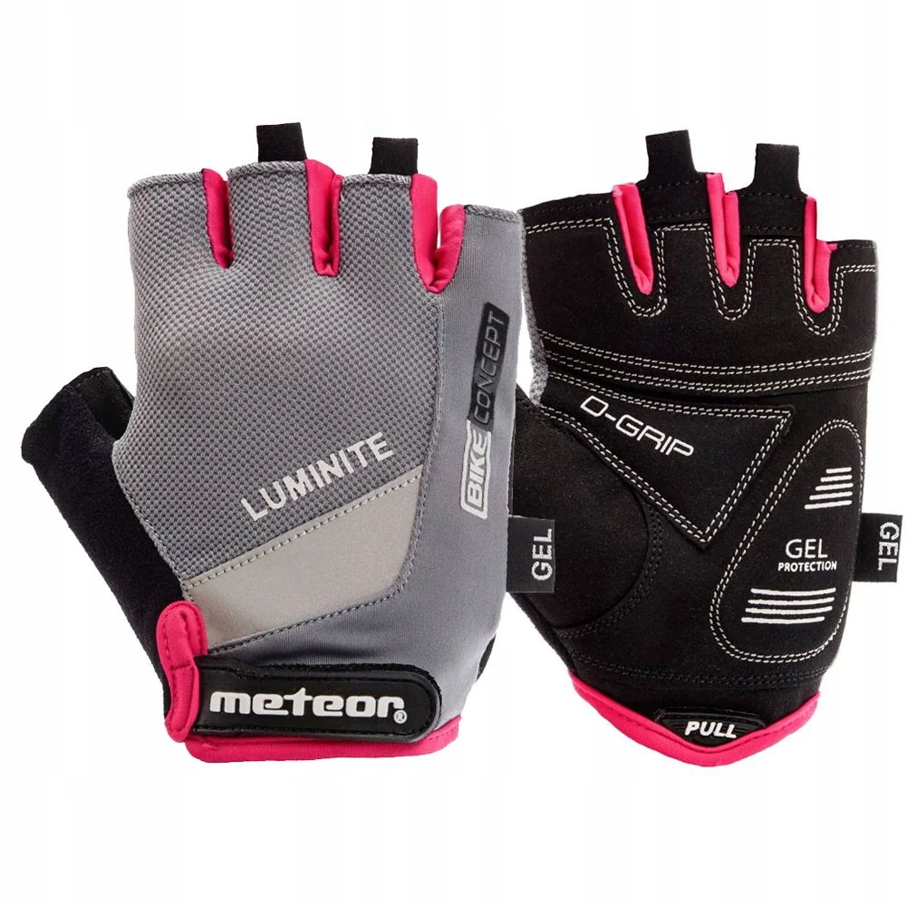 RĘKAWICZKI ROWEROWE NA ROWER KRÓTKIE METEOR GEL GX34 L żelowe elastyczne