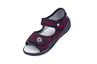 Kapcie damskie - Vi-GGa-Mi Chłopięce Stas 2 kapcie, Dark Blue Red, 30 EU - miniaturka - grafika 1