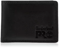 Portfele - Timberland PRO Męski skórzany portfel RFID z odpinanym klapką, kieszonką na karty, portfel, czarny/brandy, jeden rozmiar - miniaturka - grafika 1