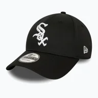 Czapki damskie - Czapka z daszkiem męska New Era Patch 9Forty Chicago White Sox black - miniaturka - grafika 1