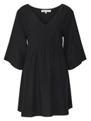 Sukienki - Banana Moon Sukienka letnia Agathe Holidays LHN01 Czarny Loose Fit - miniaturka - grafika 1