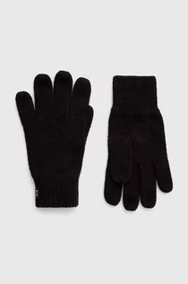 Rękawiczki - Roxy rękawiczki damskie kolor czarny - grafika 1