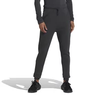Spodnie sportowe damskie - Spodnie adidas Studio Lounge High Waist HH8514 - czarne - miniaturka - grafika 1